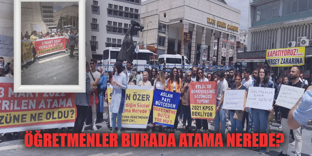 Atama bekleyen öğretmenler Ankara'yı inletti