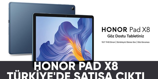 Honor Pad X8, Türkiye'de satışa çıktı