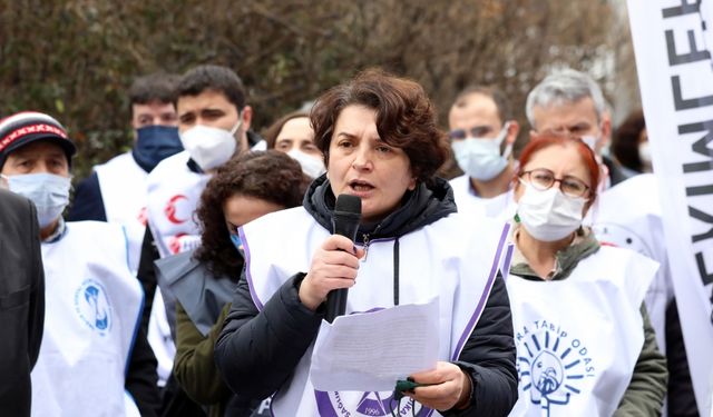 Ankara'daki sağlık meslek örgütlerinden sağlık çalışanlarına şiddete tepki