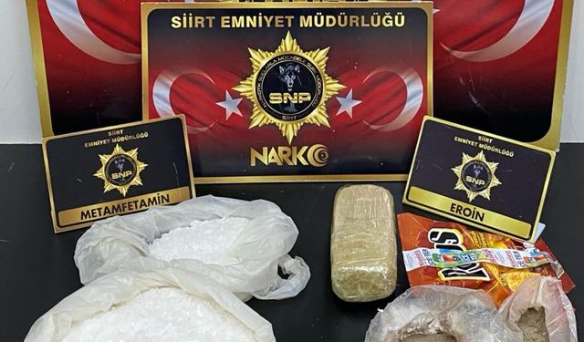 Siirt'te cips paketlerine gizlenmiş uyuşturucu ele geçirildi, 2 kişi tutuklandı