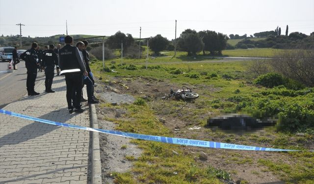 Aydın'da motosiklet sürücüsü ölü bulundu