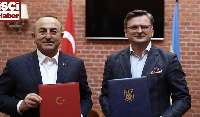 Dışişleri Bakanı Çavuşoğlu ile Kuleba, Lviv'de bir araya geldi