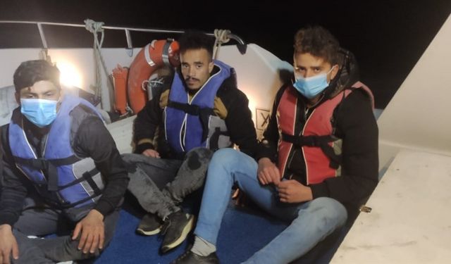 Bodrum açıklarında 38 düzensiz göçmen kurtarıldı