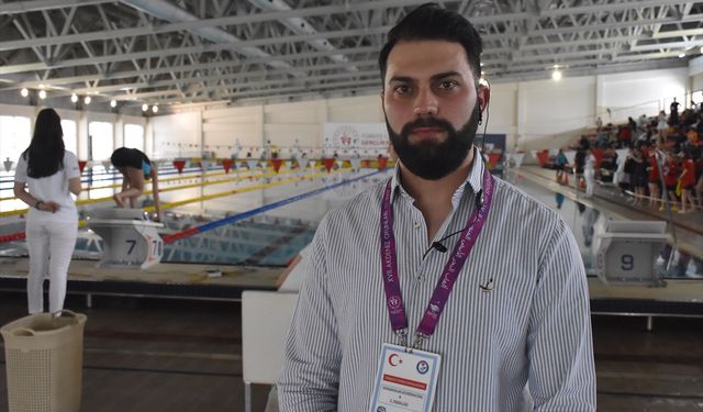 ERZURUM - Anadolu Yıldızlar Ligi'nde yüzme grup müsabakaları sona erdi