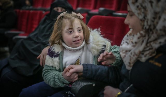 İdlib'de down sendromlu çocuklar için etkinlik düzenlendi