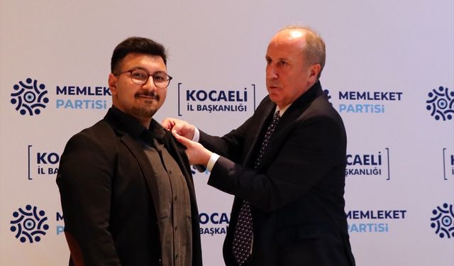 KOCAELİ - Memleket Partisi Genel Başkanı İnce, Kocaeli'de konuştu