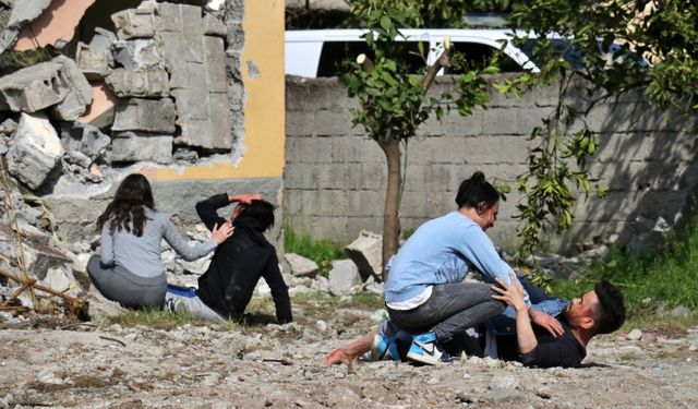 Osmaniye'de deprem sonrası kurtarma tatbikatı yapıldı