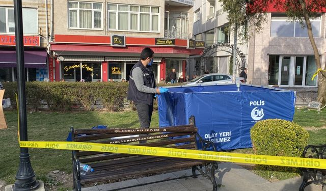 Tekirdağ'da parkta erkek cesedi bulundu