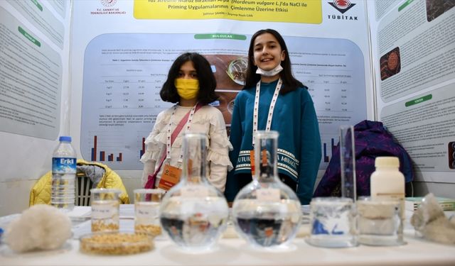 TÜBİTAK Araştırma Projeleri Kayseri Bölge Yarışması Sergisi Sivas'ta açıldı