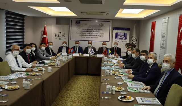 Türk Dünyası Belediyeler Birliği Yönetim Kurulu Kilis'te toplandı
