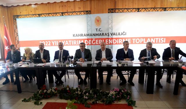 AK Parti Grup Başkanvekili Mahir Ünal, Kahramanmaraş'ta yatırım değerlendirme toplantısına katıldı