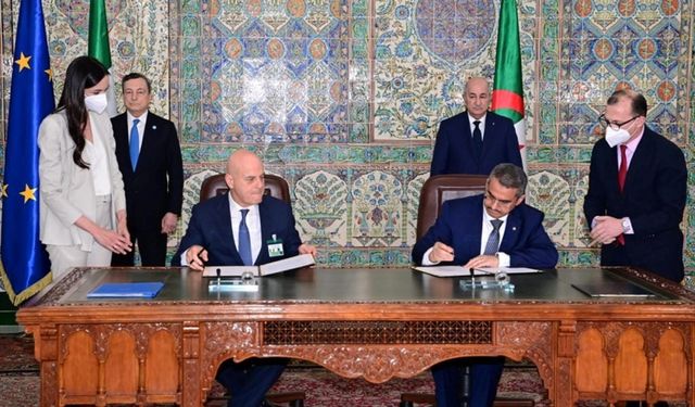Cezayir ile İtalya doğal gaz tedarikini artırma anlaşması imzaladı