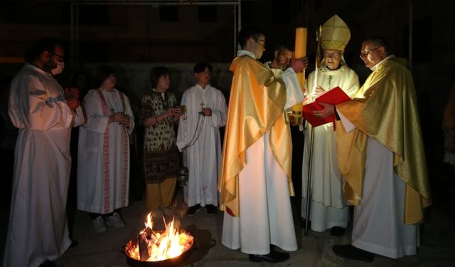 Hatay'da Katolik ve Ermeni kiliselerinde Paskalya Bayramı ayini yapıldı