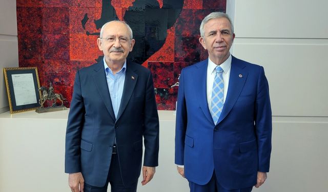 Kılıçdaroğlu, Ankara Büyükşehir Belediye Başkanı Yavaş'ı kabul etti