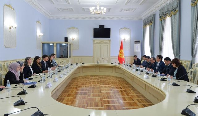 Kırgızistan Başbakan Yardımcısı, ABD Dışişleri Müsteşarı Zeya ile bir araya geldi