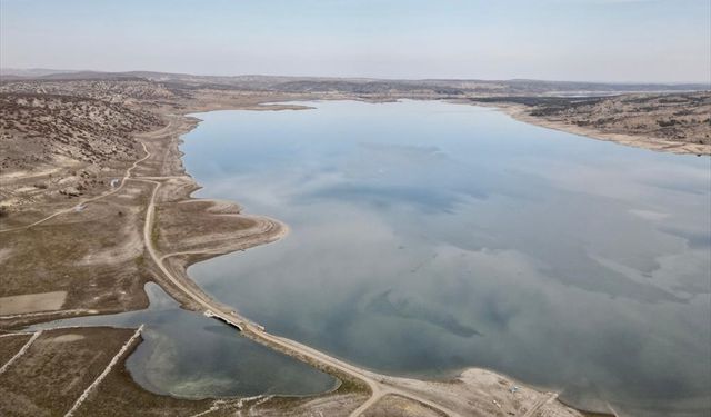Kütahya ve Eskişehir'in su kaynağı Porsuk Barajı'nda seviye artıyor