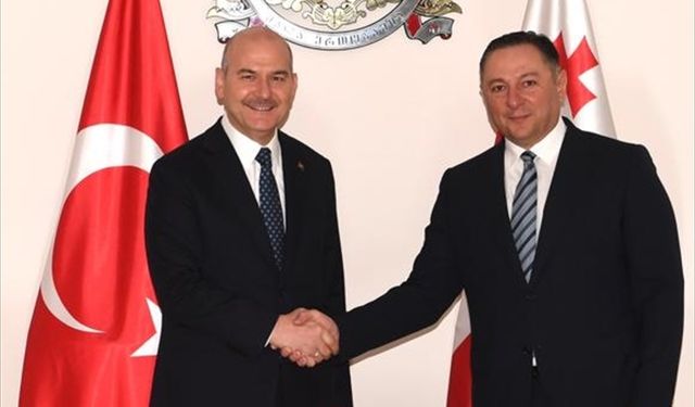TİFLİS - İçişleri Bakanı Soylu, Gürcistan Başbakanı Garibaşvili ile görüştü