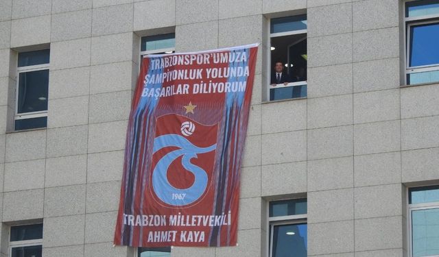 Trabzonspor bayrağı Meclis’te!