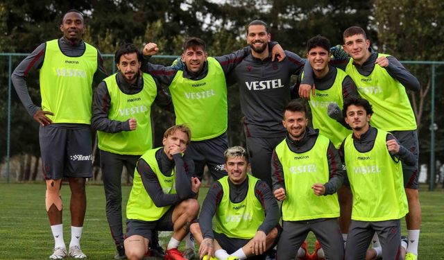 Trabzonspor, Fatih Karagümrük maçı hazırlıklarını sürdürüyor