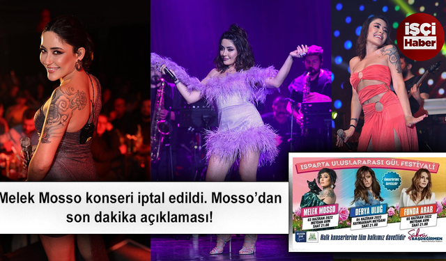 Melek Mosso konseri neden iptal edildi? Sanatçılardan Mosso'ya destek geldi