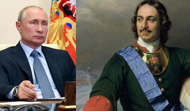 Putin Rusya'ya ait olan yerleri geri almak konusunda kendini Rus Çarı Büyük Petro'ya benzetti