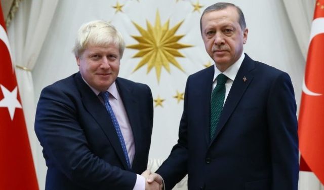 Erdoğan, İngiltere Başkanı Johnson ile görüştü