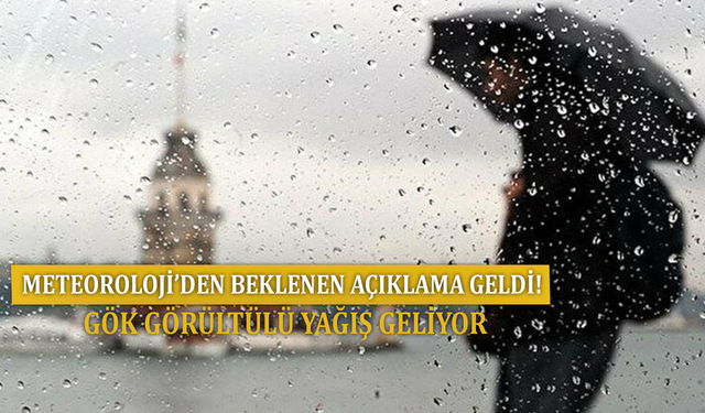 Meteoroloji uyardı! İstanbullular dikkat, sağanak geliyor