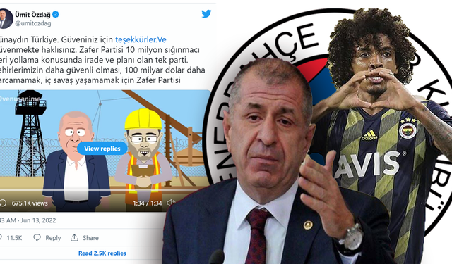 Ümit Özdağ'dan olay 'Gustavo' paylaşımı! Fenerbahçe ne söyledi?