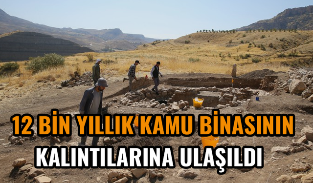 Boncuklu Tarla'da 12 bin yıllık kamu binasının kalıntılarına ulaşıldı