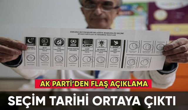 AK Parti'den flaş açıklama: Türkiye seçime işte böyle gidecek