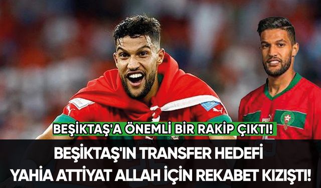 Beşiktaş'ın transfer hedefi Yahia Attiyat Allah için rekabet kızıştı!