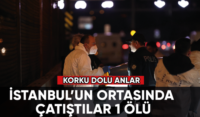 Korku dolu anlar İstanbul'da köprüde çatıştılar 1 ölü