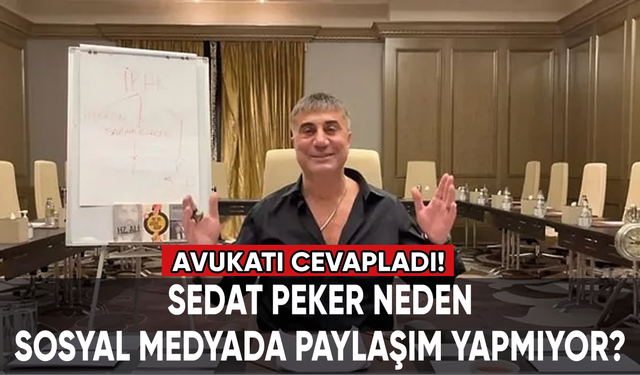Sedat Peker neden paylaşım yapmıyor?