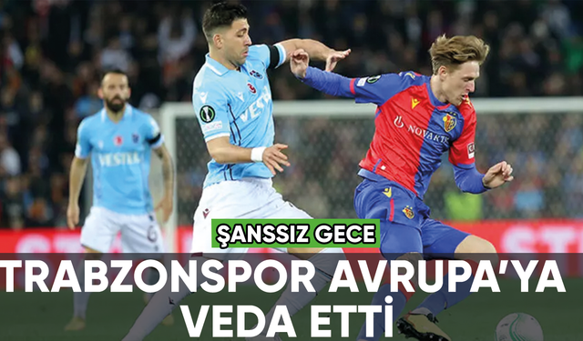 Trabzonspor, UEFA Konferans Ligi'nde sonunu getiremedi