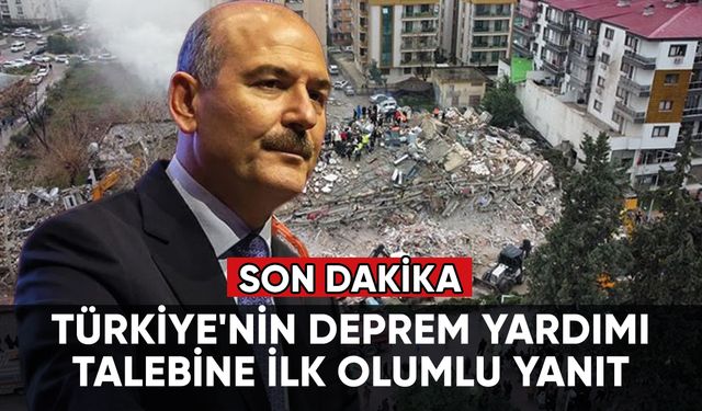 Türkiye'nin deprem yardımı talebine ilk olumlu yanıt ABD'den!