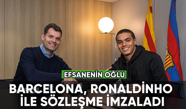Barcelona, Ronaldinho ile sözleşme imzaladı