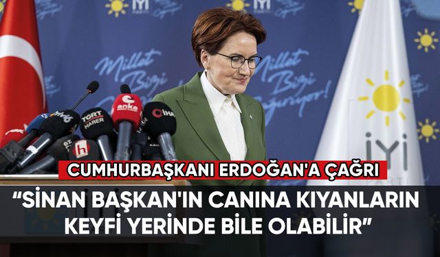 Meral Akşener’den Cumhurbaşkanı Erdoğan'a çağrı: "Gerçek katiller kim, açıkla"