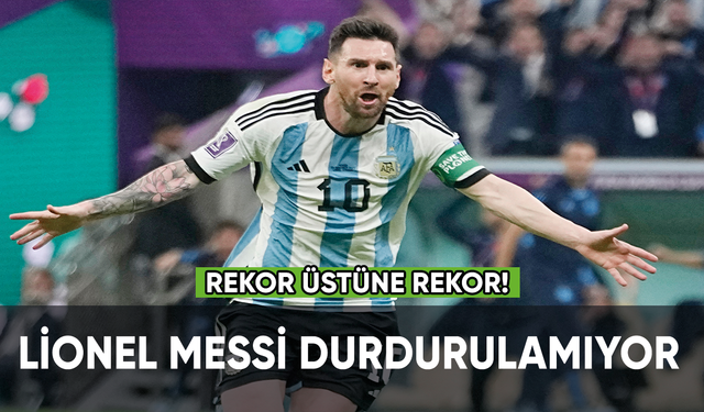 Lionel Messi durdurulamıyor. Yine rekor kırdı
