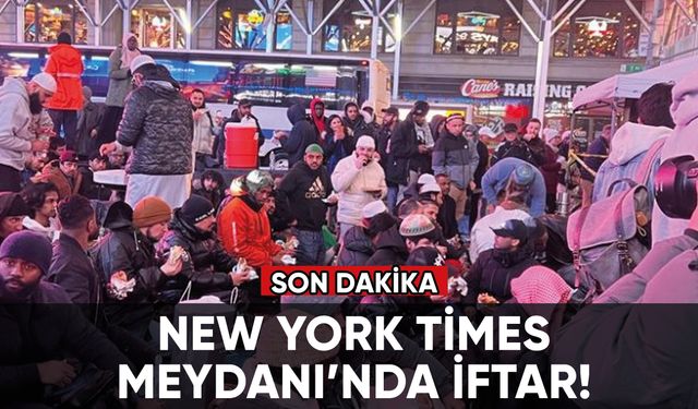 New York Times Meydanı’nda iftar!