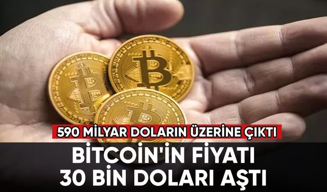 Bitcoin'in fiyatı 30 bin doları aştı