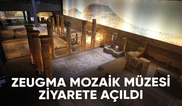 Depremlerden etkilenmeyen Zeugma Mozaik Müzesi ziyarete açıldı