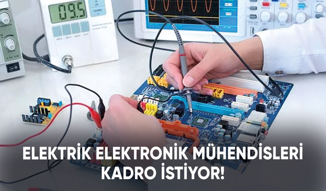 Elektrik Elektronik Mühendisleri kadro istiyor!