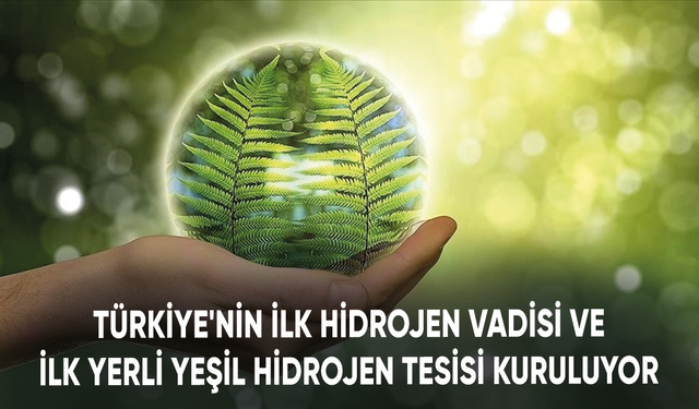 Türkiye'nin ilk hidrojen vadisi ve ilk yerli yeşil hidrojen tesisi kuruluyor