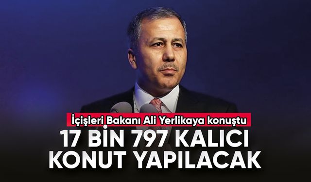 İçişleri Bakanı Ali Yerlikaya, Osmaniye'de konuştu