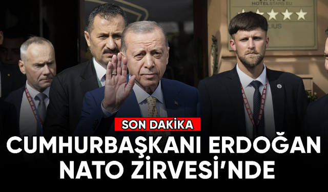 Cumhurbaşkanı Erdoğan'ın NATO Zirvesi'ndeki görüşmeleri sürüyor