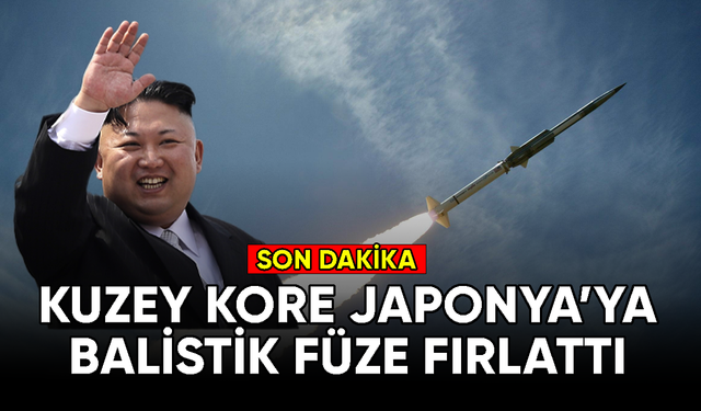Japonya Savunma Bakanlığı, Kuzey Kore'nin balistik füze fırlattığını duyurdu