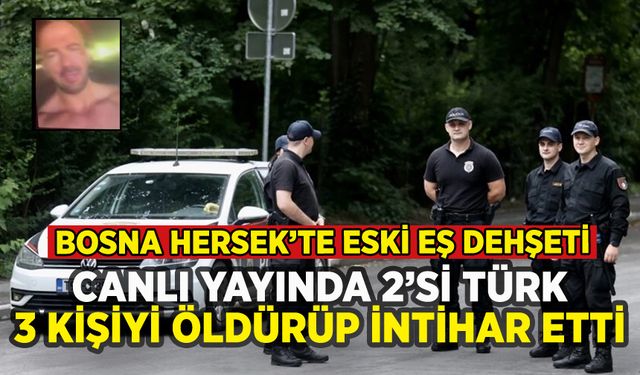 Canlı yayında silahlı saldırı: 2'si Türk 3 kişiyi öldürüp intihar etti