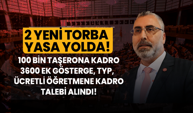 Taşeron, TYP ve Belediye Şirket işçilerine kadro müjdesi!
