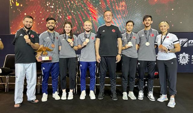 Milli para tekvandocular, Dünya Şampiyonası'nı 7 madalyayla tamamladı