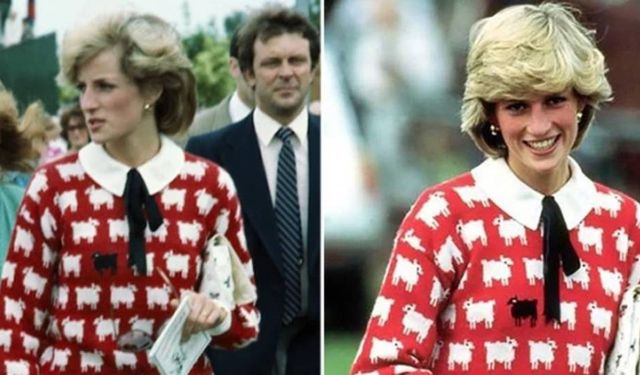 Prenses Diana'nın ikonik koyunlu kazağına rekor fiyat!